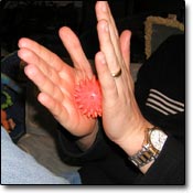orange thera ball